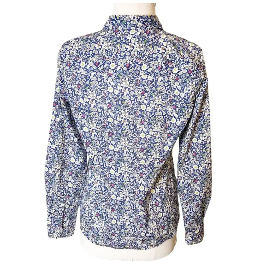 J. Crew Liberty of London‎ Perfect Shirt Liberty June's Meadow Floral Print